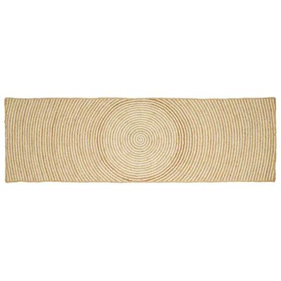 vidaXL Kusové koberce Biela 80 x 250 cm Juta