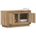 vidaXL TV skrinka 80 x 35 x 45 cm dub artisan Kompozitné drevo