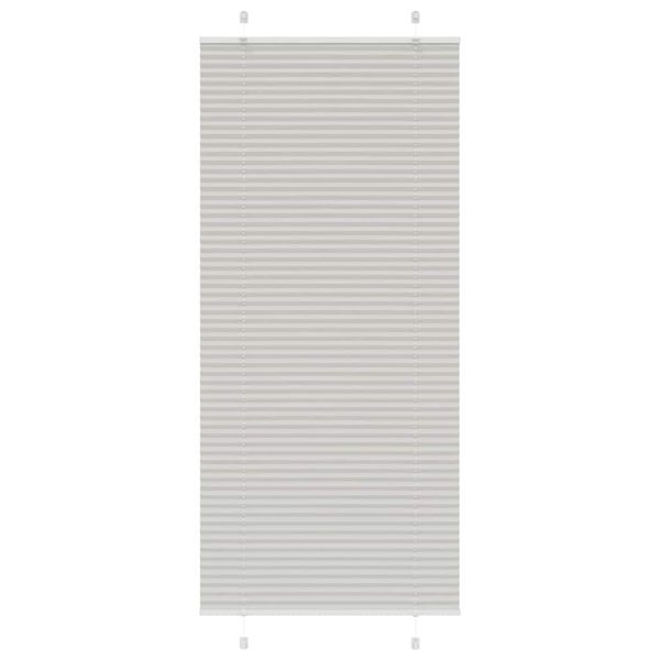 vidaXL plisovaná roleta svetlosivá 90x200 cm šírka látky 89,4 cm