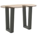 vidaXL Nohy konferenčného stolíka v tvare V, 2 ks, antracitové, 28 x (42-43,3) cm, oceľ