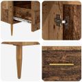 vidaXL Highboard so zásuvkou Staré drevo 69,5 x 31 x 115 cm