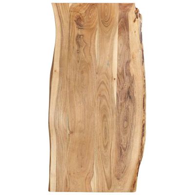 vidaXL Stolová doska, akáciový masív 118x(50-60)x2,5 cm