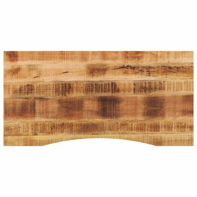 vidaXL Stolová doska so zakrivením 110x60x2,5 cm surový mangový masív