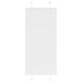 vidaXL plisovaná roleta biela 65x100 cm šírka látky 64,4 cm