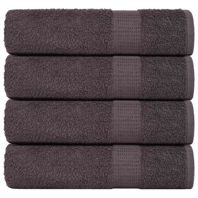vidaXL Sprchové osušky FROGN 4 ks antracitové 70x140 cm 360 g/m²