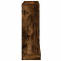 vidaXL Obloženie krbu dymový dub 100x30x87,5 cm kompozitné drevo