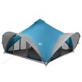 vidaXL Tipi stan so strechou Modrá Pre 18 osôb Polyester a oceľ