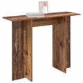 vidaXL Konzolový stôl Staré drevo 100 x 30 x 75 cm Kompozitné drevo