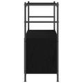 vidaXL Regál na knihy 80 x 30 x 78,5 cm Kompozitné drevo Čierny dub