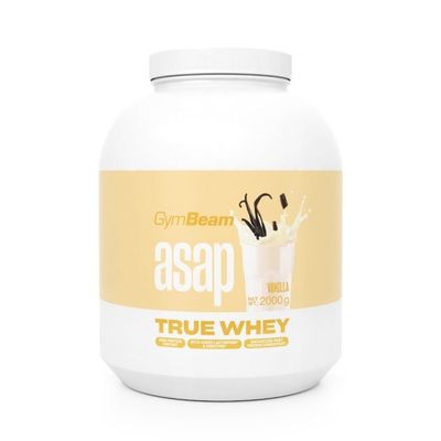 ASAP True Whey - GymBeam, vanilka, 2000 g