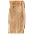 vidaXL Stolová doska, akáciový masív 118x(50-60)x2,5 cm