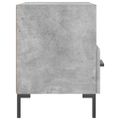 vidaXL Nočné stolíky 2 ks betónovo sivé 40x35x47,5 cm kompozitné drevo