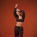 Dámske tepláky NEO Mocha - GymBeam, veľkosť XL, 78% Polyamide, 22% Elastane