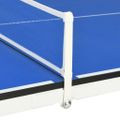 vidaXL 1,5-metrový pingpongový stôl so sieťkou 152x76x66 cm modrý