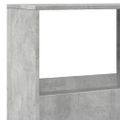 vidaXL Knižnica betónovosivá 100x33x155,5 cm kompozitné drevo