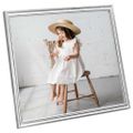 vidaXL Fotorámiky na stôl, koláž 3 ks,strieborné 20x20 cm, MDF