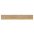 vidaXL TV skrinky s LED svetlami 2 ks dub sonoma 60x35x15,5 cm