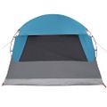 vidaXL Dómový stan pre 4 osoby so strechou Modrá 455 x 252 x 178 cm