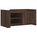 vidaXL Konferenčný stolík hnedý dub 100x50x50 cm kompozitné drevo