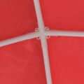vidaXL Párty stan 250 x 250 x 240 cm Červená PE a oceľ