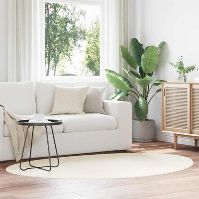 vidaXL Kusové koberce HUARTE Krémová 120 x 170 cm Polyester