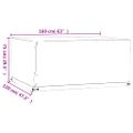 vidaXL Obaly na záhradný nábytok 2 ks 8 očiek 160x120x75cm obdĺžnikový