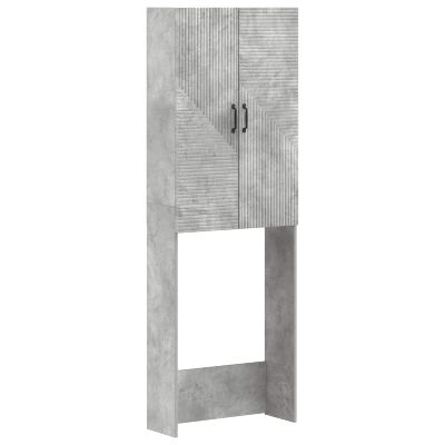 vidaXL Toaletná skriňa HAARLEM Betónovo sivá 66 x 25,5 x 190 cm