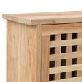 vidaXL Botník z orechového dreva 55x20x104 cm