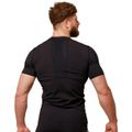 Kompresné tričko Mid Black - GymBeam, veľkosť L