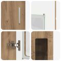 vidaXL Highboard FLORIN 60 x 35 x 182 cm Remeselný dub