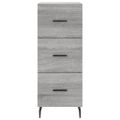 vidaXL Komoda sivý dub sonoma 34,5x34x90 cm spracované drevo