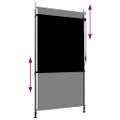 vidaXL Vonkajšia zatemňovacia roleta antracitová 120x270 cm