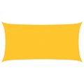 vidaXL Tieniaca plachta 160 g/m² žltá 2x4 m HDPE