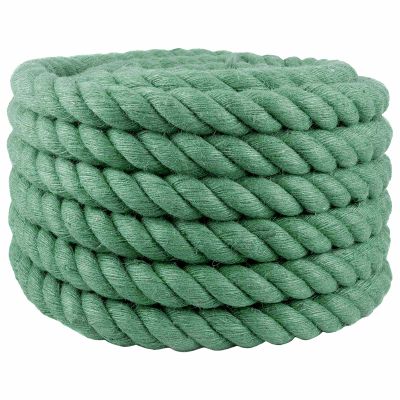 vidaXL Jutové lano 36 mm Zelená 100% Tossa juta