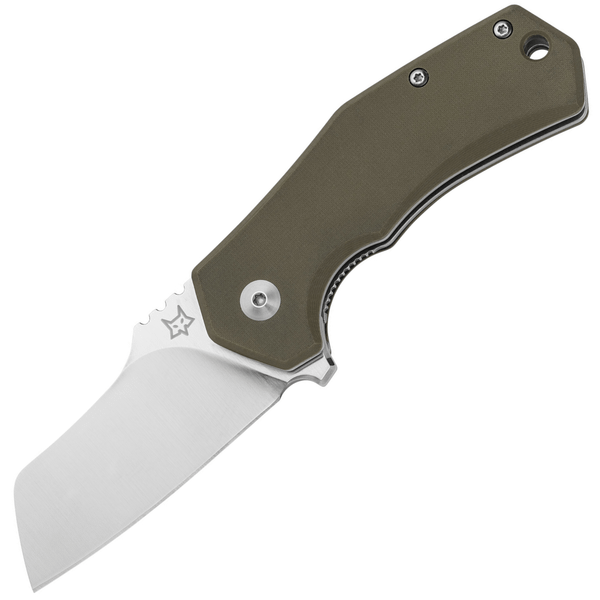 FOX knives FX-540 G10OD Italico vreckový nôž 6 cm, Satin, zelená, G10, spona