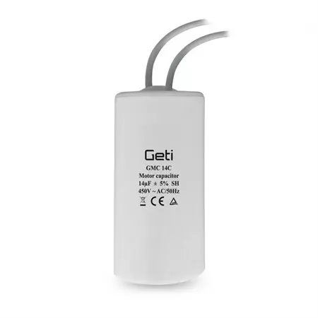 Kondenzátor spúšťací motorový 14uF 450V GETI GMC 14C