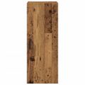 vidaXL Nástenná skrinka staré drevo 34,5x34x90 cm kompozitné drevo
