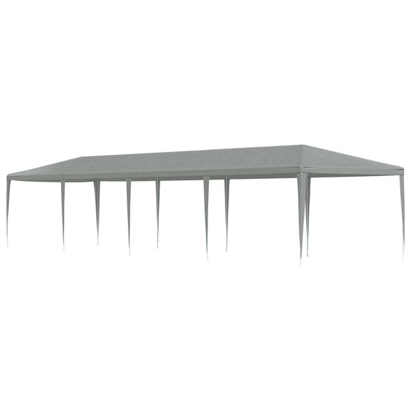vidaXL Párty stan Svetlosivá 1200 x 300 x 255 cm PE a oceľ