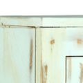 vidaXL Komoda svetlomodrá 110x35x70 cm masívne mangovníkové drevo