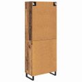 vidaXL Highboard 2 ks Staré drevo 69,5 x 34 x 180 cm