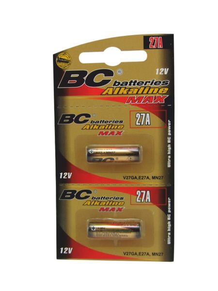 BC batteries alkalická batéria 12V LR27A / 1ks