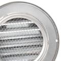 vidaXL Kryty vzduchových ventilátorov 8 ks Strieborná 80 mm