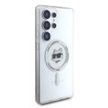 Puzdro Karl Lagerfeld HC Magnetic IML Metal Choupette Head pre Samsung Galaxy S25 Ultra biela