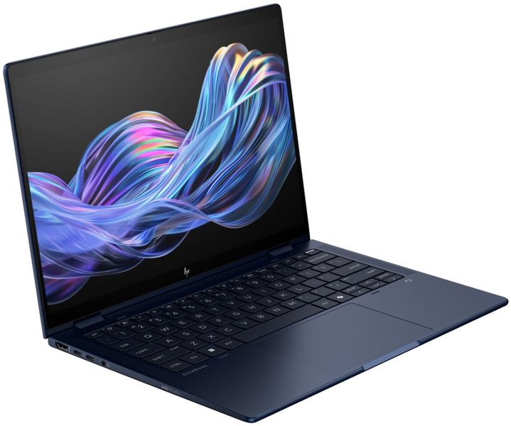 HP EliteBook X/Flip G1i/U5-228V/14"/WUXGA/T/32GB/512GB SSD/Arc 130V/W11P/Blue/3R On-Site Notebook, Ultra 5 228V, 32GB LPDDR5X, 512GB SSD, Intel Arc 130V, 14" WUXGA IPS dotykový, Microsoft Copilot, W11P, modrý