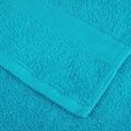 vidaXL Prémiové uteráky do sauny SOLUND 2ks tyrksyové 80x200cm 600g/m2