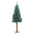 vidaXL Úzky vianočný stromček Zelená 180 cm