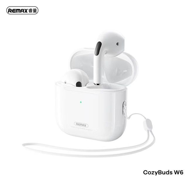 REMAX Bluetooth slúchadlá TWS W6 čierne BT 5.3