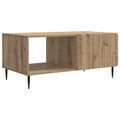 vidaXL Konferenčný stolík Dub artisan 90 x 50 x 40 cm Kompozitné drevo
