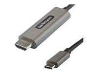 Thunderbolt 3 Compatible (CDP2HDMM1MH) - Kabel adaptéru - USB-C s piny (male) do HDMI s piny (male) - 1 m - černá - podporuje 4K, aktivní