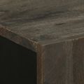 vidaXL Komoda 60x33x75 cm čierna masívne mangovníkové drevo